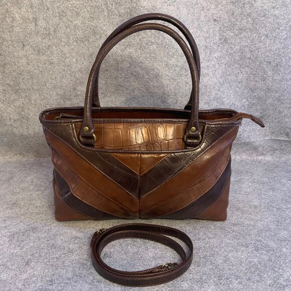 Vintage Relic for Fossil Vegan Leather Handbag, Shoulder Bag or Crossbody, 90's - Picture 2 of 12